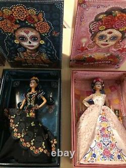 BARBIE DIA DE LOS MUERTOS LOT 2019, 2020, 2021- 4 Dolls New in Original Boxes