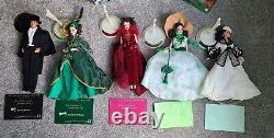 BARBIE'Gone With the Wind' Hollywood Legends Collection Lot of 5 Dolls