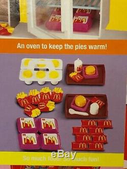 BARBIE MCDONALD'S FUN TIME RESTAURANT PLAYSET 2002 Rare Set 88811 NRFB & MINT