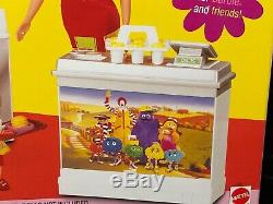 BARBIE MCDONALD'S FUN TIME RESTAURANT PLAYSET 2002 Rare Set 88811 NRFB & MINT