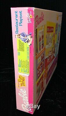 BARBIE MCDONALD'S FUN TIME RESTAURANT PLAYSET 2002 Rare Set 88811 NRFB & MINT