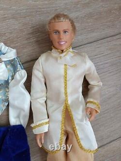 BARBIE PRINCESS & PAUPER Singing Erika Anneliese Julian Dominic RARE Lot All 4