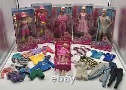 BARBIE THE MOVIE DOLL LOT Margot Robbie Ken & Fashion Pack Dolls Skate NEW