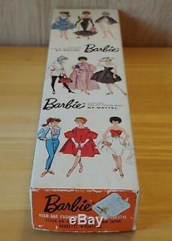 BARBIE Vintage Swirl Ponytail Brunette (1964-65) Wrist TagOriginal BoxMint MIB