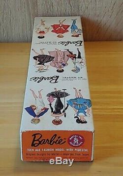 BARBIE Vintage Swirl Ponytail Brunette (1964-65) Wrist TagOriginal BoxMint MIB