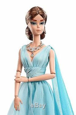 BFMC Blue Chiffon Ball Gown Silkstone Barbie Doll MINT