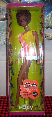 BRAND NEWinBOX1966 JAPANBlackBARBIECHRISTIE DOLL1119TNTMINTOSSTAGRARE