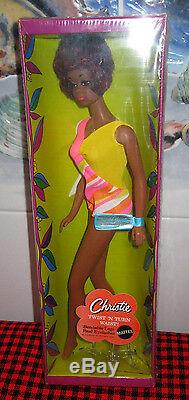 BRAND NEWinBOX1966 JAPANBlackBARBIECHRISTIE DOLL1119TNTMINTOSSTAGRARE