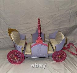 Barbie 12 Dancing Princesses Full Set Lot! MATTEL Prince Horse Carriage Stands