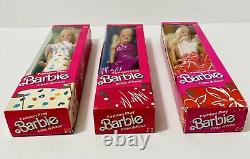 Barbie 1987 Fashion Play Cote DAzur Dolls Lot Of Three NRFB
