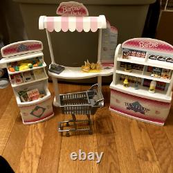 Barbie 1996-2001 dolls & playsets lot all good condition, sets 95% complete