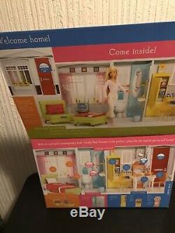 Barbie 2005 Totally Real Playset Doll House, Mattel, Folding withSound. Mint In Box