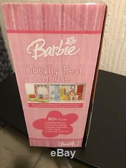 Barbie 2005 Totally Real Playset Doll House, Mattel, Folding withSound. Mint In Box