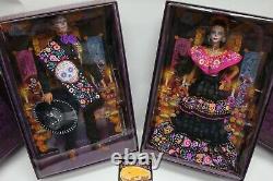 Barbie 2021 Ken & Female Dia De Los Muertos Day of The Dead Doll Bundle Set Lot