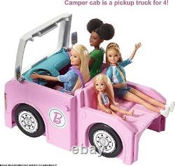 Barbie 3-in-1 DreamCamper Vehicle With Pool & Accessories (GHL93) Gift Set