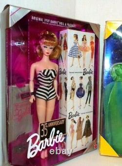 Barbie 35th Anniversary Midge Senior Prom, Barbie Red Head, Commuter Set Lot