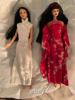 Barbie Asian beautiful OOAK Dolls Lot Of 2 # 2