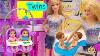 Barbie Babysitting Baby Twins Color Change Water Play Video Babysitter Playset Cookieswirlc