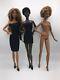 Barbie Basics Lot Black Label Model No 04 001 Red 008 African American 3 Dolls