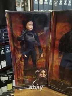 Barbie Black Label Hunger Games Mocking Jay Part 2 Katniss & Peeta Lot of 2