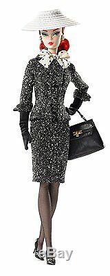 Barbie Black & White Tweed Suit Silkstone barbie Doll mint