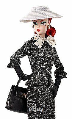 Barbie Black & White Tweed Suit Silkstone barbie Doll mint