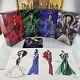 Barbie Bob Mackie Jewel Essence Collection SET OF 4 Dolls & Portfolio Prints NEW