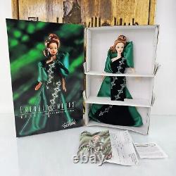 Barbie Bob Mackie Jewel Essence Collection SET OF 4 Dolls & Portfolio Prints NEW