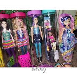Barbie Bundle Lot of 25 Dolls w Outfits & Cases+ More