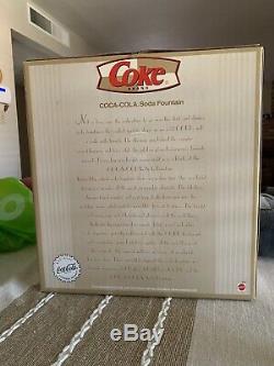 Barbie Coca Cola Soda Fountain Set Only New Never Opened