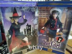 Barbie Collectors Editions Bewitched & That Girl, from their TV Shows, Lot of 2