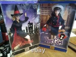 Barbie Collectors Editions Bewitched & That Girl, from their TV Shows, Lot of 2