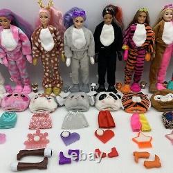 Barbie Cutie Reveal Doll Lot 10 Halloween Animal Costume Accessories Clothes Pet