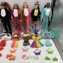 Barbie Cutie Reveal Doll Lot 10 Halloween Animal Costume Accessories Clothes Pet