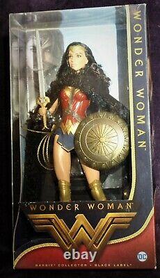 Barbie DC Black Label Collector Wonder Woman Doll Batman Superman Movie Edition