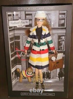Barbie DJN09 Hudsons Bay Silver Label Fashion Doll Dog Accessories Rare Mint New