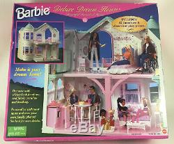 Barbie Deluxe Dream House 1998 with 42 Furniture Decor Pieces New Sealed Vintage