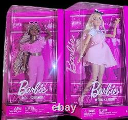 Barbie Deluxe Style Fashion Dolls All 4 Dolls In Barbiecore Outfits Beautiful