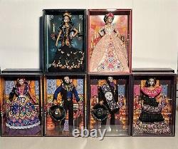 Barbie Dia De Muertos Lot of 6 Signature Dolls 2019, 2020, 2021, 2022 BNIB