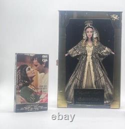 Barbie Doll 1999 Elizabeth Taylor Collection 1st Cleopatra New & Vhs Lot