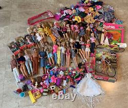 Barbie Doll And Accessories Clothes Lot Huge New Old Vintage As Is