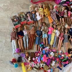 Barbie Doll And Accessories Clothes Lot Huge New Old Vintage As Is