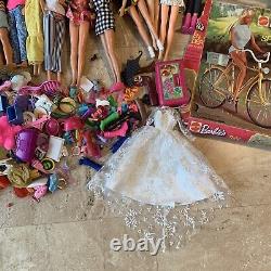 Barbie Doll And Accessories Clothes Lot Huge New Old Vintage As Is