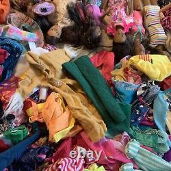 Barbie Doll And Accessories Clothes Lot Huge New Old Vintage As Is