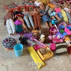 Barbie Doll And Accessories Clothes Lot Huge New Old Vintage As Is