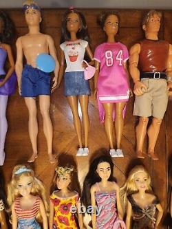 Barbie Doll And Friends Dressed, Accesories And Shoes, lot Of 50 Dolls. # CC-19