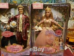 Barbie Doll Anneliese Princess and the Pauper prince DOMINICK Lot 2 VG