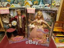 Barbie Doll Anneliese Princess and the Pauper prince DOMINICK Lot 2 VG