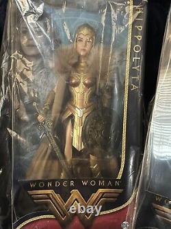 Barbie Doll DC Black Label LOT of 3-Wonder Woman, Antiope &Queen Hyppolyta NEW