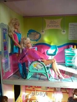 Barbie Doll House Sunset Mall Kidkraft Huge Lot HTF